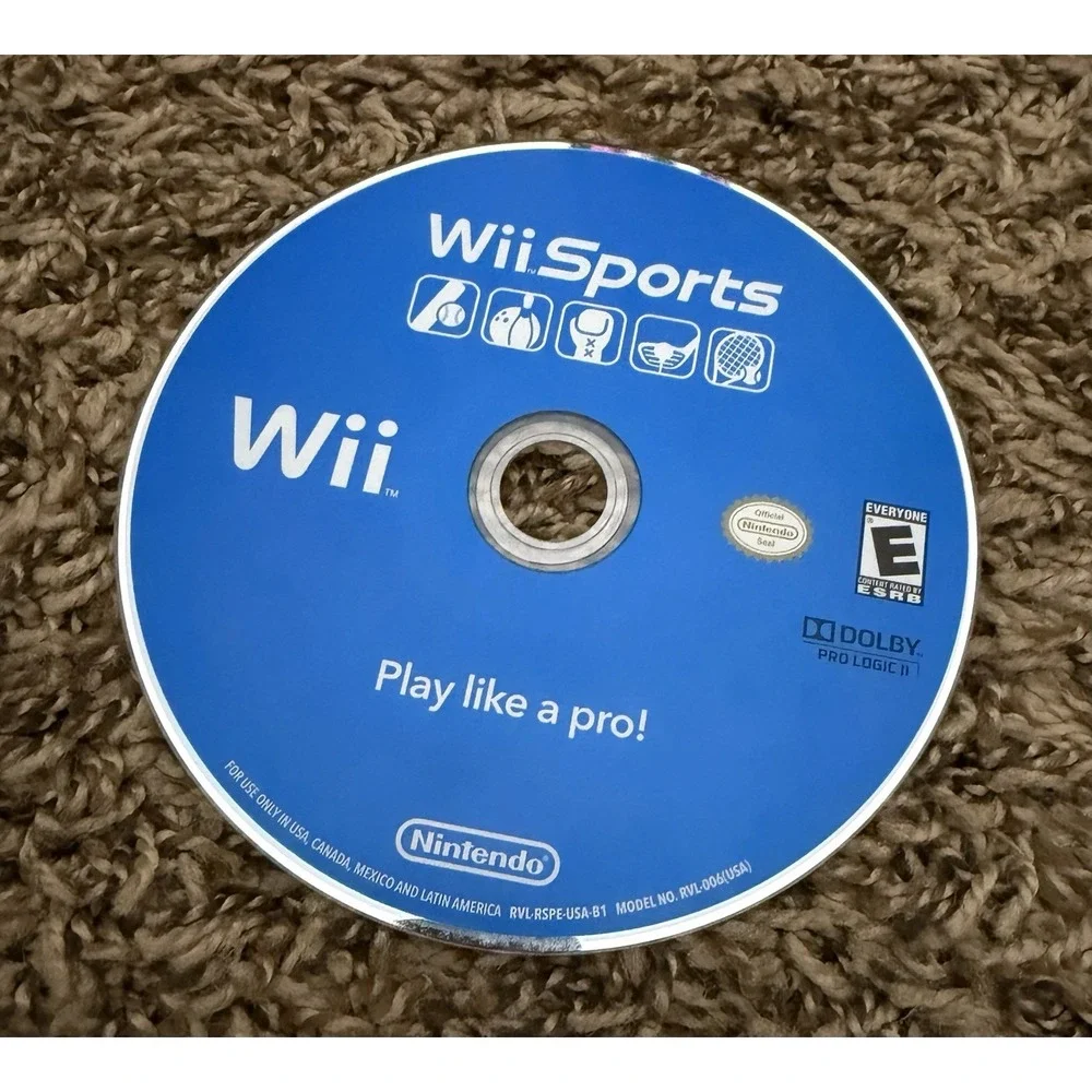 Wii Sports Nintendo Wii Game Disc Original Sleeve